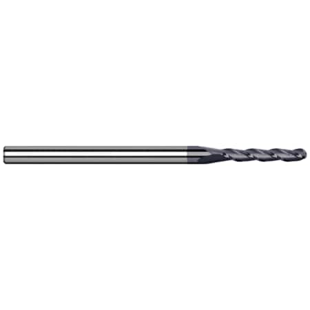 Harvey Tool End Mill for Medium Alloy Steels - Ball, 0.0620" (1/16) 888662-C3